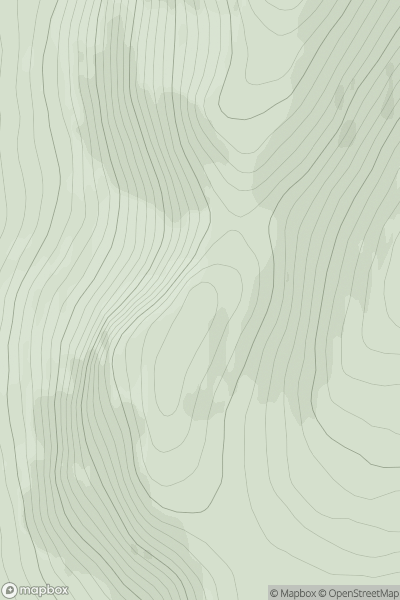 Thumbnail image for Creag Dhubh [Loch Broom to Strath Oykel] showing contour plot for surrounding peak